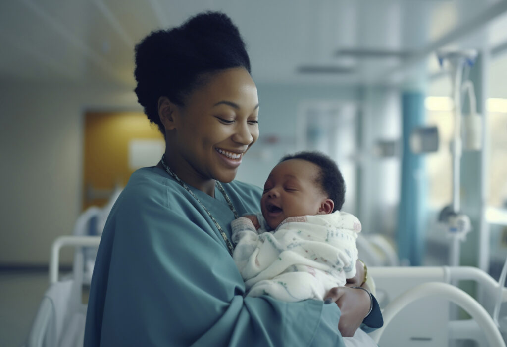 portrait-mother-with-newborn-baby